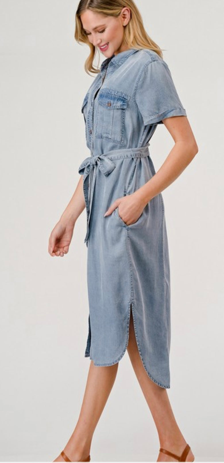 Denim Shirt Dress