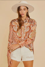 Load image into Gallery viewer, Satin Paisley Blouse
